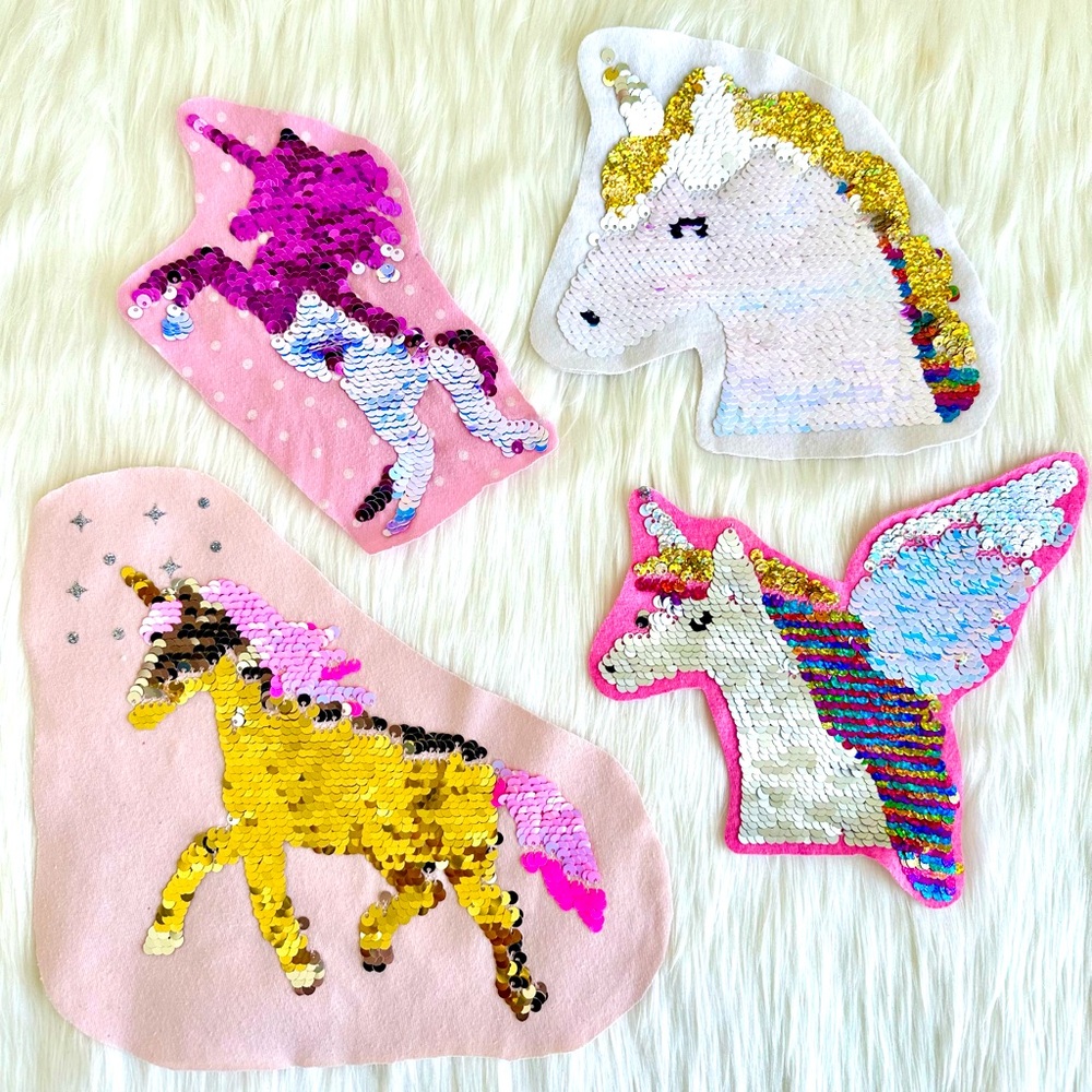 UNICORN SEQUIN DECALS